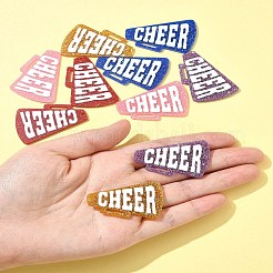 10Pcs 5 Colors Printed Acrylic Pendants&nbsp;OACR-FS0002-19