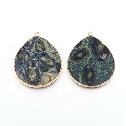 Natural Kambaba Jasper Pendants&nbsp;G-E526-01L