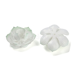 Simulation Lotus Shape Acrylic Bead Caps&nbsp;SACR-A008-06B