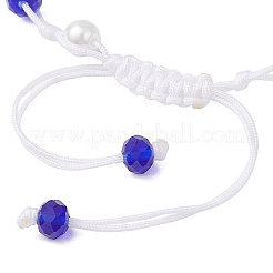 Lampwork & Glass Pearl & Glass Beaded Bracelets&nbsp;BJEW-JB12228