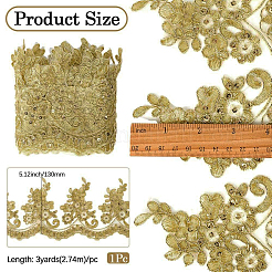 3 Yards Flower Lace Trim&nbsp;OCOR-WH20003-16A