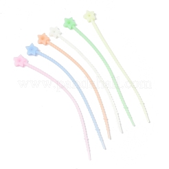 Luminous Silicone Cable Zip Ties&nbsp;AJEW-P104-01D