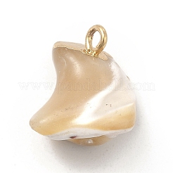 Baroque Natural Trochus Shell Pendants&nbsp;PEAR-P004-51KCG