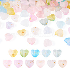 110Pcs 11 Colors Frosted Transparent Acrylic Beads&nbsp;OACR-TA0003-52