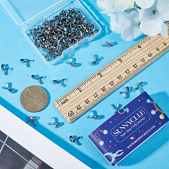 100Pcs 304 Stainless Steel Ice Pick Pinch Bails&nbsp;STAS-SC0005-60