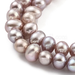 Natural Cultured Freshwater Pearl Beads Strands&nbsp;PEAR-C003-08D