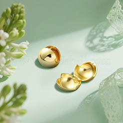 2 Pairs 2 Colors Brass Hoop Earrings&nbsp;EJEW-GO0002-32