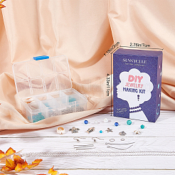 DIY Ocean Theme Earring Making Kits&nbsp;DIY-SC0012-31
