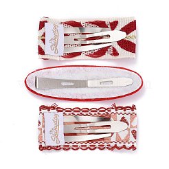 Cloth Snap Hair Clips Set&nbsp;PHAR-D010-01E