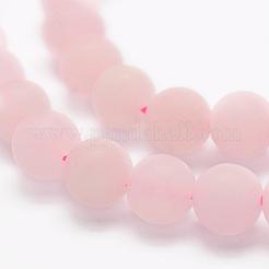 Natural Rose Quartz Beads Strands&nbsp;G-K194-8mm-06