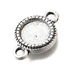 Tibetan Style Alloy Connector Cabochon Settings for Enamel&nbsp;FIND-D042-10A-AS