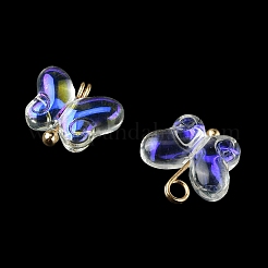 Alloy Glass Pendants&nbsp;GLAA-P080-01G-05