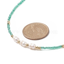 7Pcs 7 Colors Natural Pearl & Glass Seed Beaded Necklaces Set for Women&nbsp;NJEW-JN04184