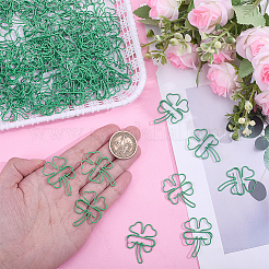 120Pcs Clover Iron Paper Clips&nbsp;OFST-ME0001-05