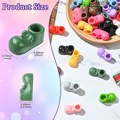 60Pcs 12 Colors Opaque Resin Cabochons&nbsp;RESI-CJ0004-81