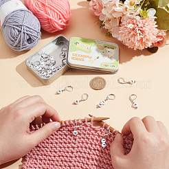 20Pcs 20 Styles Number 1~20 Acrylic Pendant Stitch Markers&nbsp;HJEW-AB00745