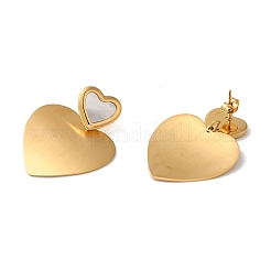 Stainless Steel Stud Earrings for Women&nbsp;EJEW-C110-14G