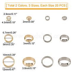 120Pcs 3 Style 304 Stainless Steel Quick Link Connectors&nbsp;STAS-DC0003-60