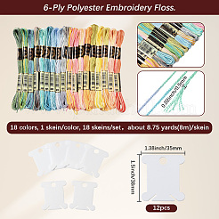6-Ply Polyester Embroidery Floss&nbsp;OCOR-CY0002-03C-09