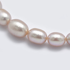 Natural Cultured Freshwater PearlBeads Strands&nbsp;PEAR-K003-21B