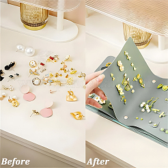 CutHollow 1Pc PU Imitation Leather Earring Storage Bags&nbsp;EDIS-CL0001-01B
