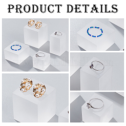 4Pcs 3 Style Acrylic Decoration Accessories Display Bases for Jewelry Presentation&nbsp;ODIS-PH0001-42