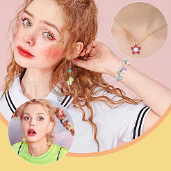 60Pcs 10 Style Alloy Enamel Pendants&nbsp;ENAM-PH0001-99
