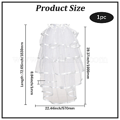 Polyester Lace Skirt&nbsp;AJEW-WH20054-384B