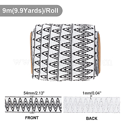 Ethnic Style Jacquard Nylon Elastic Ribbon&nbsp;OCOR-AR0001-42