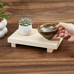Wooden Jewelry Display Pedestals&nbsp;ODIS-WH0030-154A