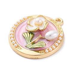 Alloy Enamel Pendants&nbsp;FIND-M060-14B-G01