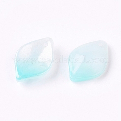 Imitation Jade Glass Pendants&nbsp;GLAA-L027-D01