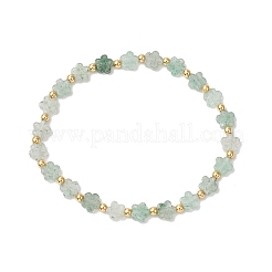 Natural Green Strawberry Quartz Beads Stretch Bracelets for Women&nbsp;BJEW-JB11768-07