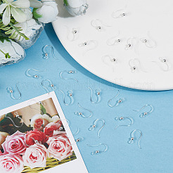 80Pcs Eco-Friendly Plastic Earring Hooks&nbsp;STAS-SC0004-43S