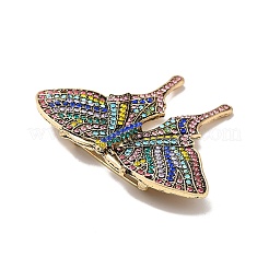 Colorful Rhinestone Butterfly Lapel Pin&nbsp;JEWB-P014-04AG