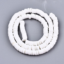 Handmade Polymer Clay Beads Strands&nbsp;CLAY-R089-6mm-077