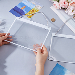 Erasable PVC Hanging Price Tags with Rope&nbsp;CDIS-WH0021-069C-02
