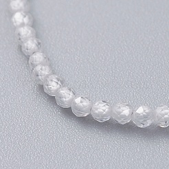 Cubic Zirconia Beaded Necklaces&nbsp;NJEW-JN02618-04