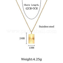 304 Stainless Steel Pendant Necklaces&nbsp;FF2817-1