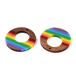Opaque Resin & Walnut Hollow Pendants&nbsp;RESI-TAC0026-05U