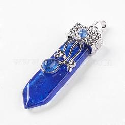 Natural & Synthetic Mixed Stone Big Pendants&nbsp;G-G718-A