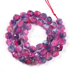Dyed Natural White Jade Beads Strands&nbsp;G-T139-8mm-45N