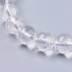 Natural Quartz Crystal Beads Strands&nbsp;X-G-R193-05-8mm