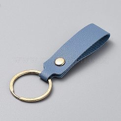 Iron & PU Leather Keychian&nbsp;KEYC-WH20005-01J