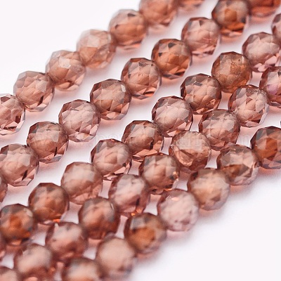 Natural Garnet Beads Strands&nbsp;G-O166-13B-2mm-1