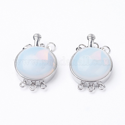 Opalite Box Clasps&nbsp;G-E427-15P-1