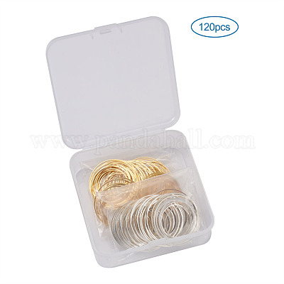 Brass Linking Rings&nbsp;KK-YS0001-03-1