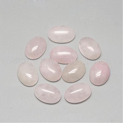 Natural Rose Quartz Cabochons&nbsp;G-R415-14x10-48-1