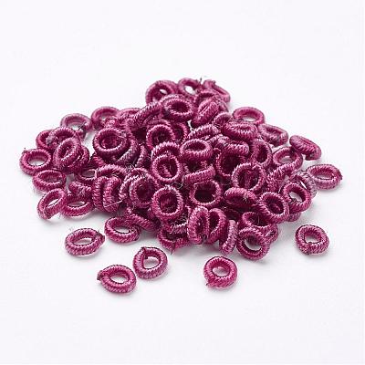 Polyester Weave Beads&nbsp;WOVE-N003-41-1