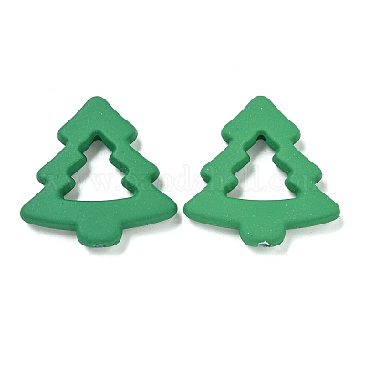 Christmas Theme Opaque Acrylic Beads&nbsp;MACR-S002-02A-1